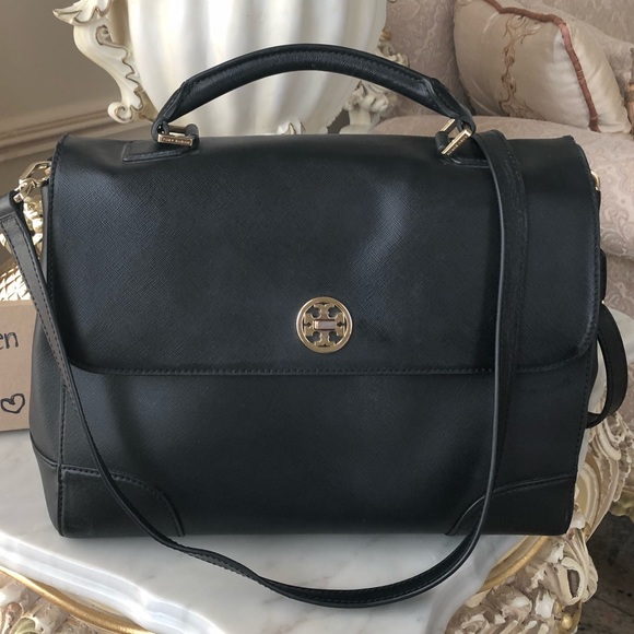 Tory Burch Handbags - • TORY BURCH LAPTOP CROSSBODY •